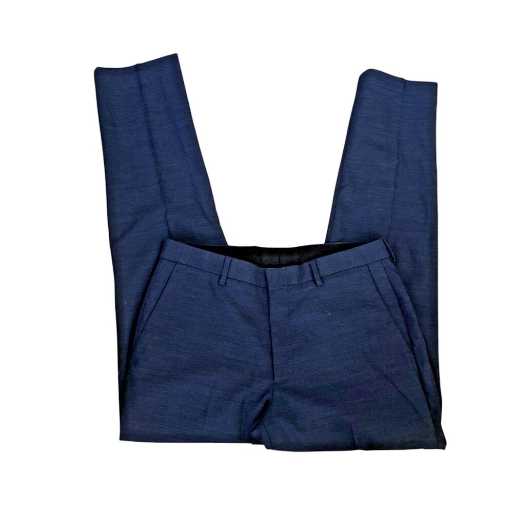 J. Crew Classic Fit Slim Navy Office Suit Trouser Pants 31x32 - Picture 11 of 12